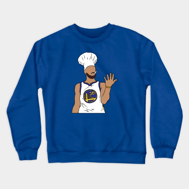 Steph Curry Chef Celebration Crewneck Sweatshirt by rattraptees